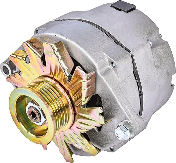 1-Wire GM Alternator 140 amps Serpentine Pulley [Natural Finish] | 1-Wire GM Alternator 140 AMP Output Serpentine Pulley for charging the battery and powering vehicle electronics