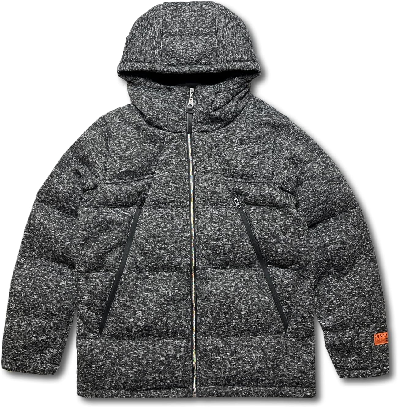 RUSTY ラスティー メンズ 中綿ジャケット パーカー フリースニット フェイクダウン フルジップ サーフブランド 32202