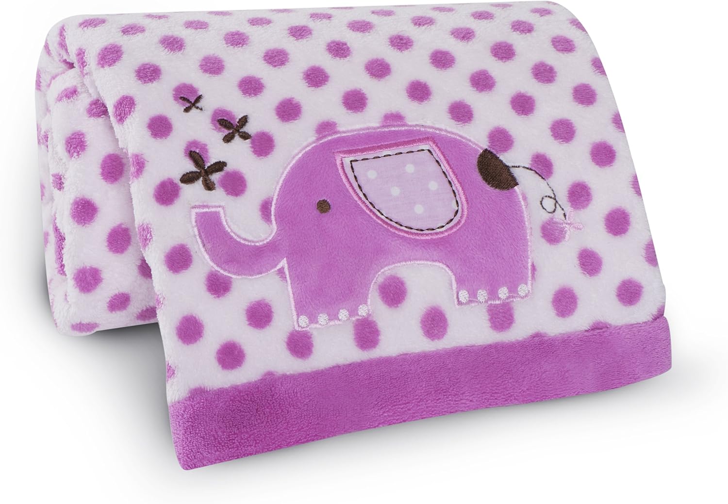 Kidsline Pink Elephant Printed Emb Blanket Amazon.co.uk Baby Products