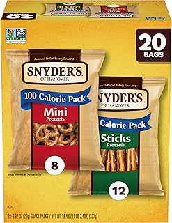Snyder's of Hanover Variety Pack Pretzels, 20 Count 0.92 Oz