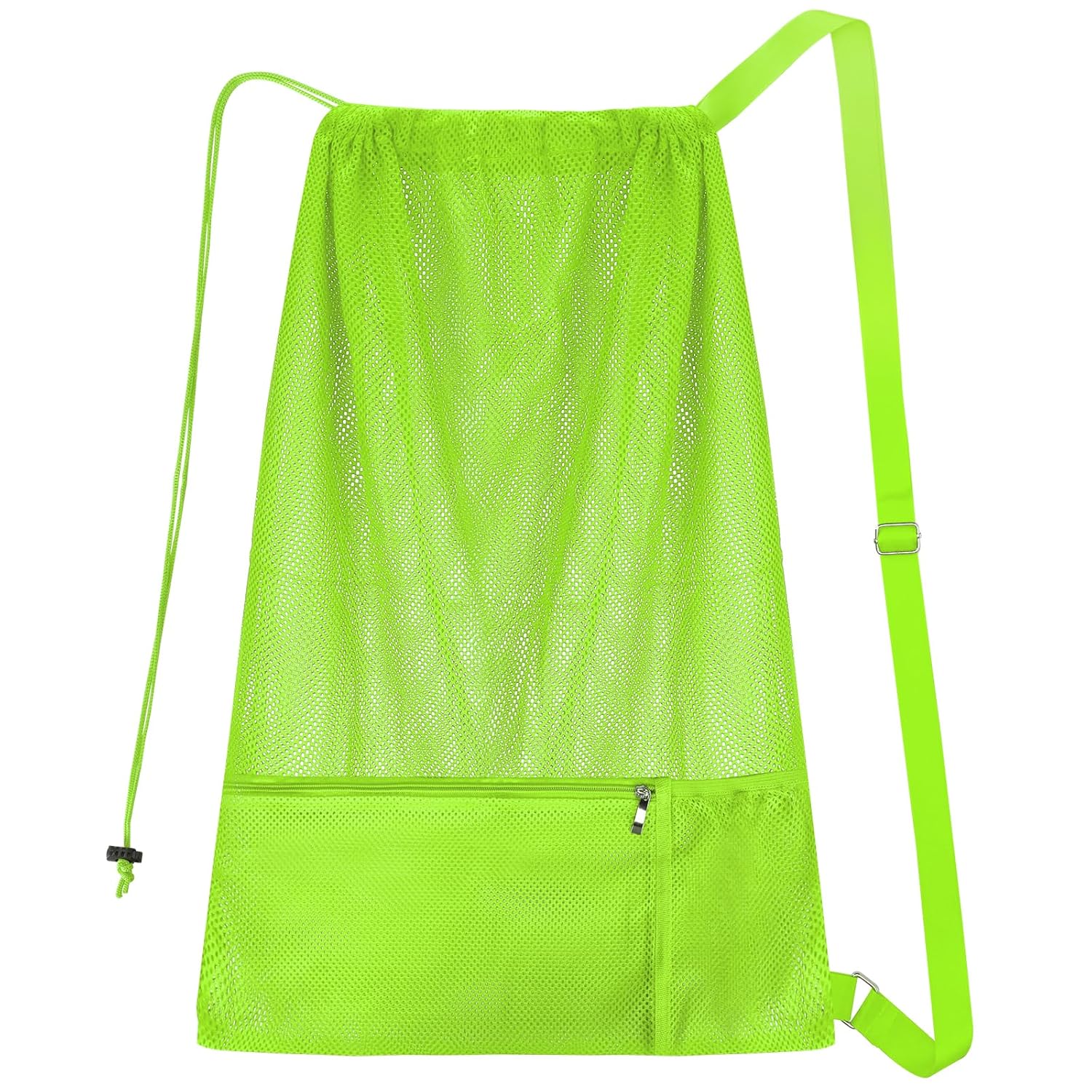 Large Mesh Swim Beach Bag Mesh Drawstring Gym Bag for Athletic Gym Sports Gear Workout Storge Beach Swiming