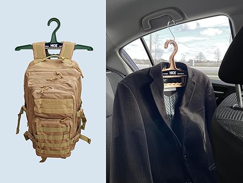 Miniatura 5 de HICE Percha de ropa resistente  Capacidad de peso de 150 libras  Resina de alto impacto para equipo táctico, portaplatos, chalecos a prueba de