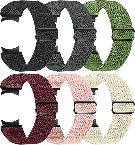 Correas elásticas de reloj compatibles con Samsung Galaxy Watch 654 de 1.575 pulgadas, 1.732 pulgadas, Galaxy Watch 6 Classic de 1.732 pulgadas,