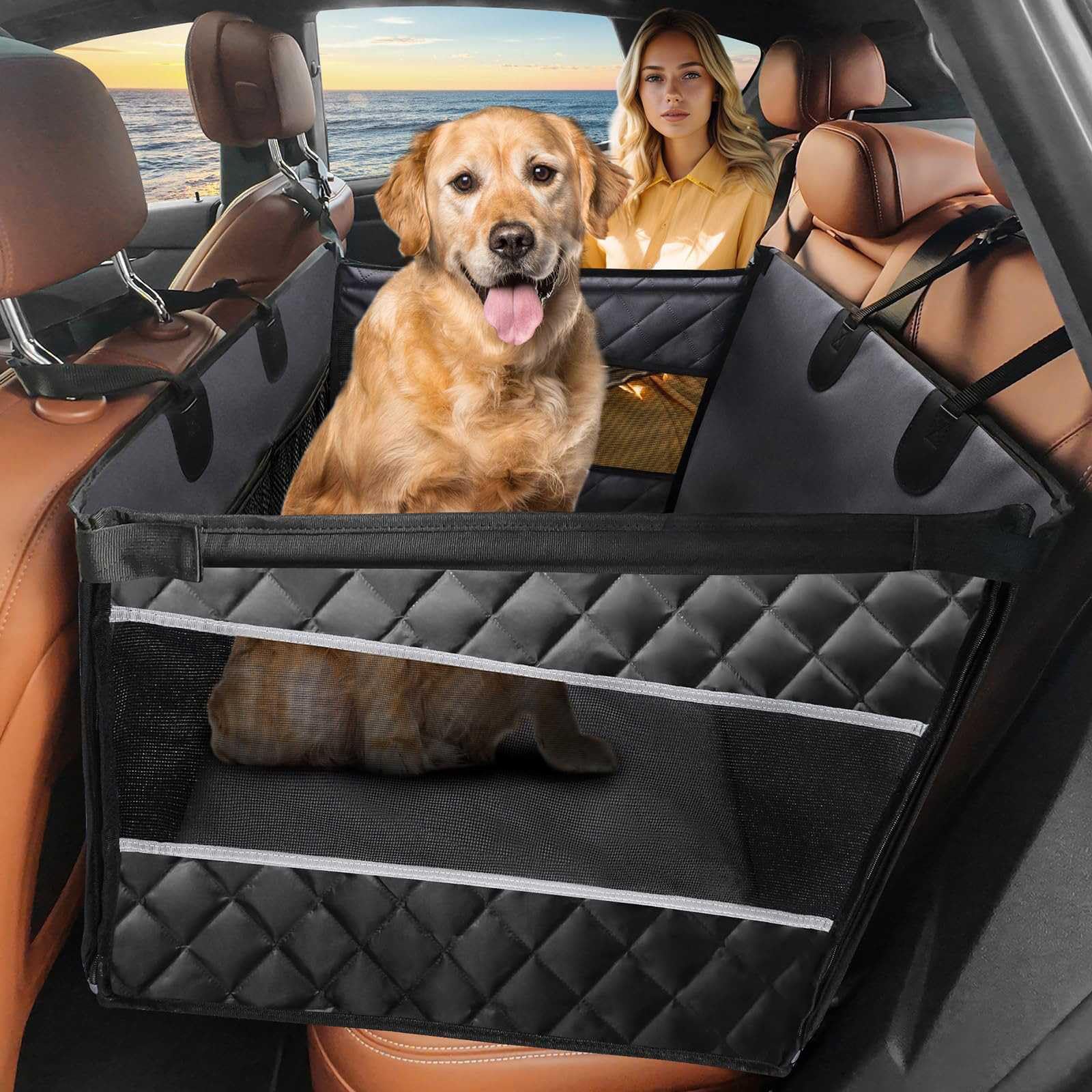 NICEUS 【2025新型】ペットドライブシート ペットドライブボックス 犬 Amazon.co.jp: NICEUS 【2025新型】ペットドライブシート ペット