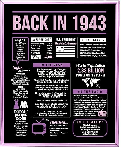 Miniatura 5 de Katie Doodle Decoraciones de cumpleaños número 80 para mujer, centro de mesa súper lindo, gran regalo de cumpleaños número 80 para mujeres o regalos