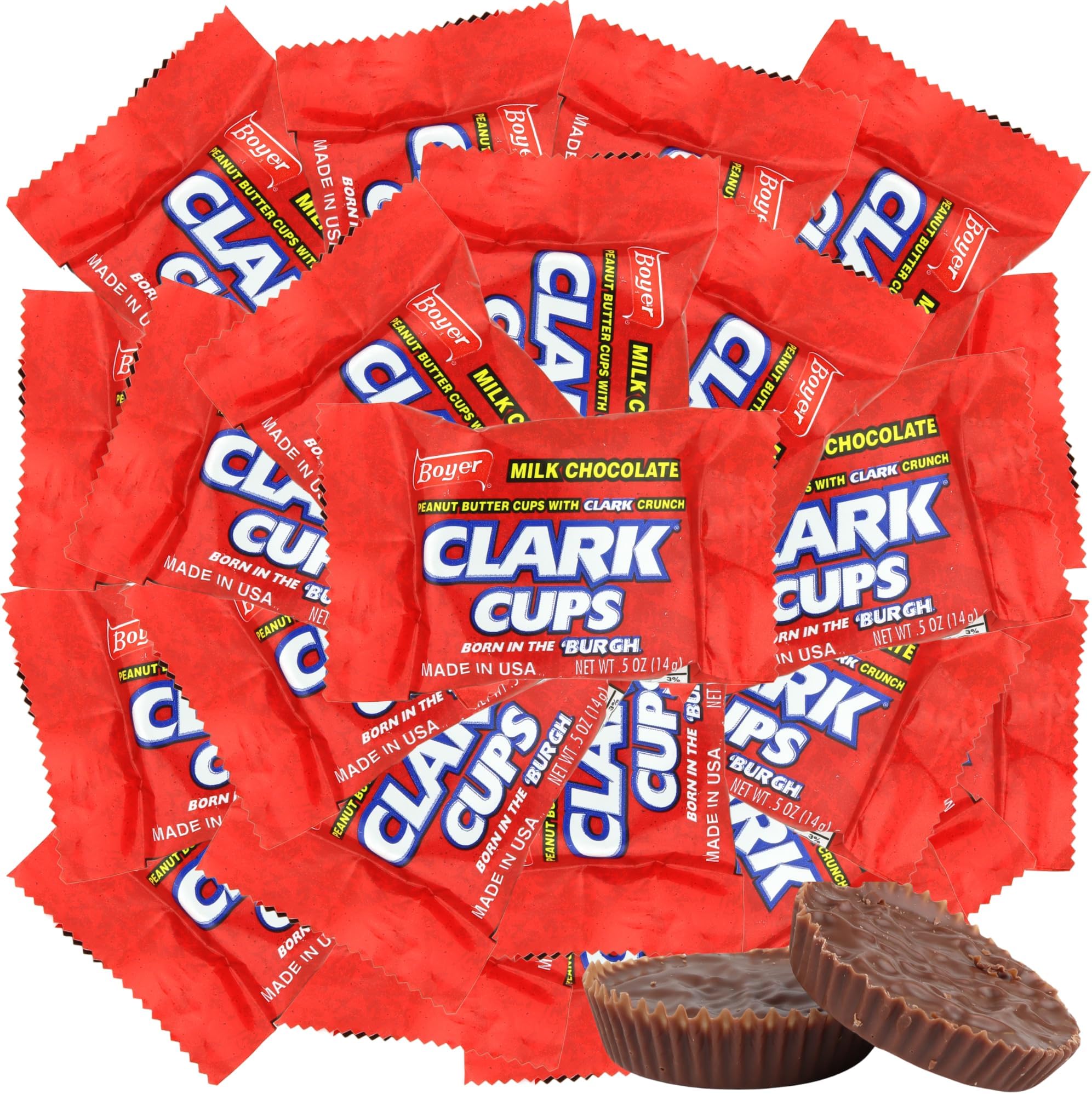 Boyer Individually Wrapped Clark Crunchy Chocolate Peanut