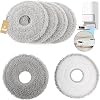 Pack of 4 Mop Pads for Dreame L10 Ultra/ L10S Pro/ L10S Ultra/ L10S Pro Ultra Heat/ L10 Prime/ L20 L30 L40 L50 Ultra/ X30 X40 X50 Ultra/Mova E30 Ultra P50 Pro Ultra Wipes Replacement Mop Pads xx