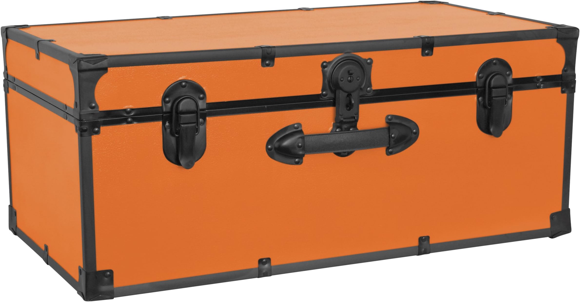 Seward Trunk [SWD5116-30] - 30 Inches Barracks Footlocker Trunk, Orange
