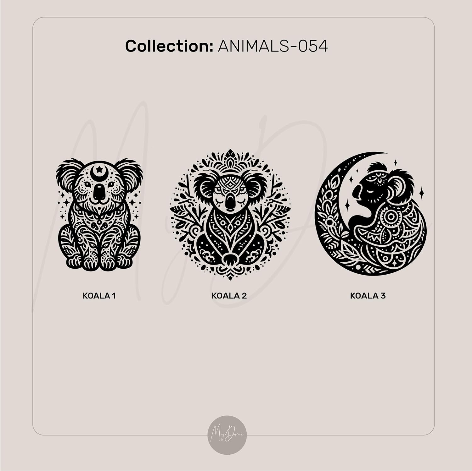 14k Gold Koala Signet Ring - Engraved Koala Design - Bold Statement Ring - Hexagon Shaped