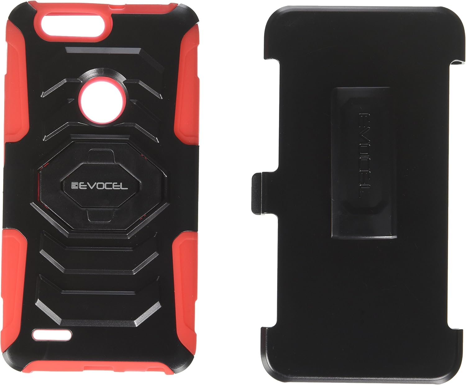 ZTE Blade Z Max (Z982) Case, Evocel [New Generation Series] Belt Clip Holster, Kickstand, & Dual Layer for ZTE Blade ZMax/ZTE Z982 / ZTE Sequoia, Red (EVO-ZTESEQUOIA-XX03)