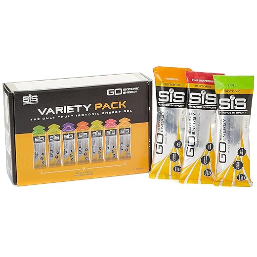 Science in Sport 60 ml Energy Gel Variety - Pack of 7