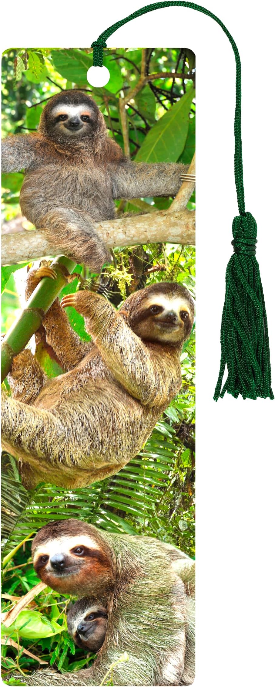 Sloths 3-D Bookmark (Lenticular Bookmark)
