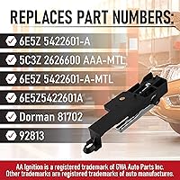 Vista 3 de Manija de puerta interior delantera izquierda cromada, compatible con vehículos Ford, Lincoln y Mercury - Fusion 2006 - 2012, MKZ 2007 - Zephyr