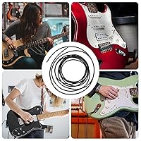 Vista 8 de rosenice Cable blindado de 4 conductores para pastilla de guitarra, cable de cableado de cobre estañado de 11.81 pulgadas, reducción de ruido