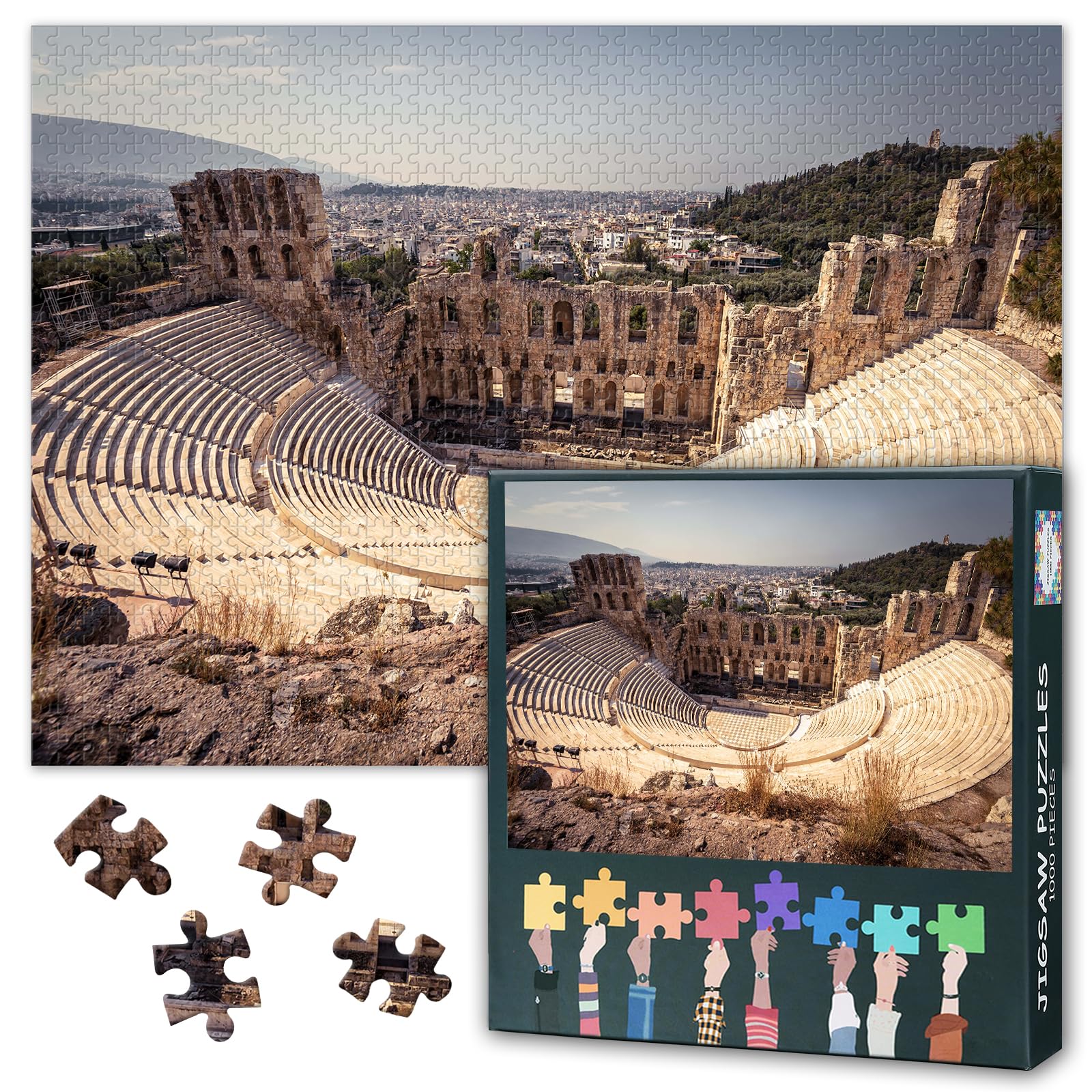 Athens Famous Landmark Puzzles for Adults