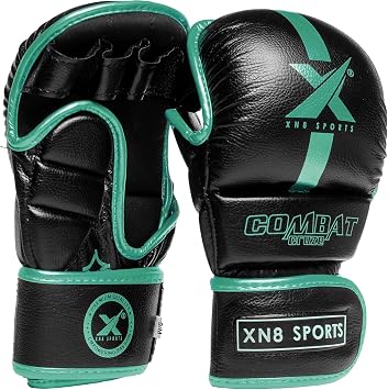 XN8 MMA Gloves for Martial Arts Training and Grappling Sparring Mitts for Kickboxing Muay Thai