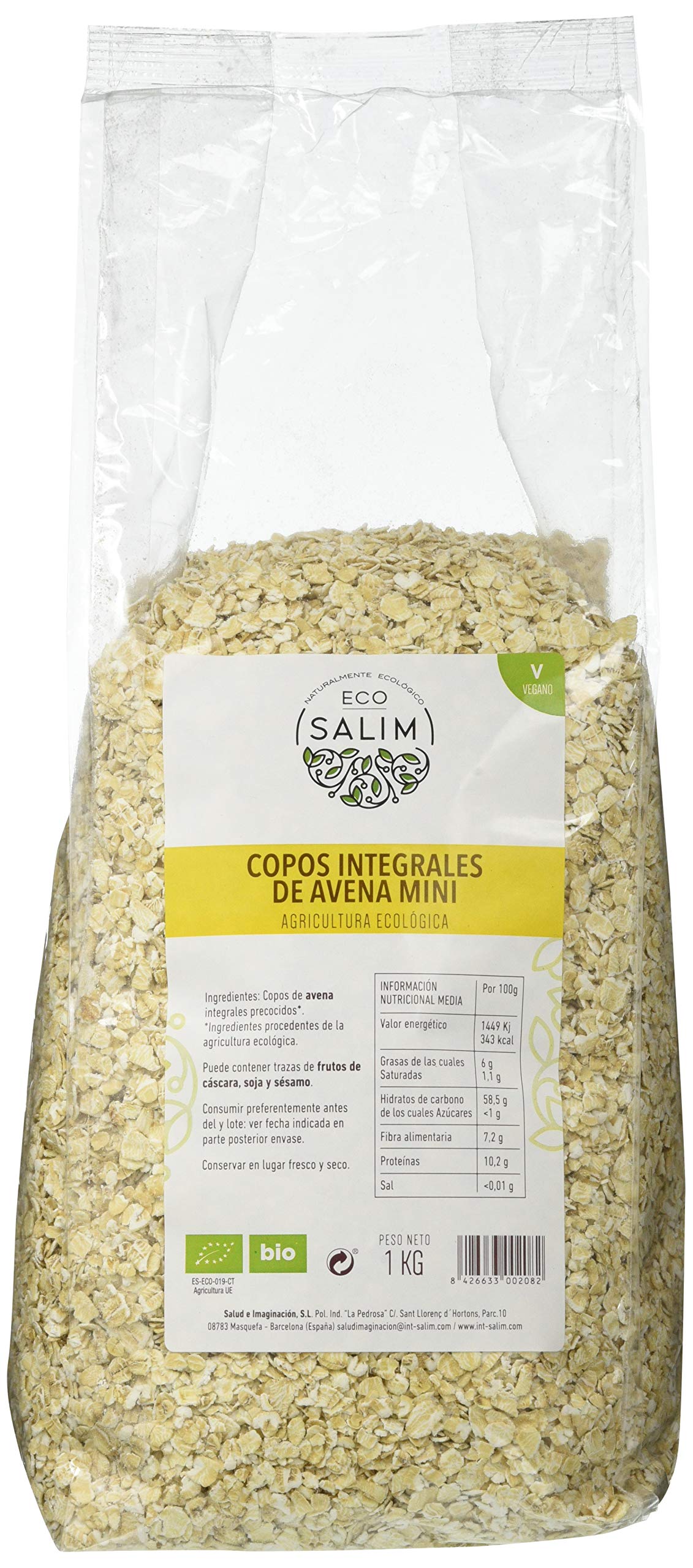 Copos Avena Minis 1000 g