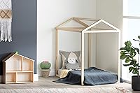 Vista 5 de South Shore Sweedi - Cama de casa para niños pequeños, madera natural