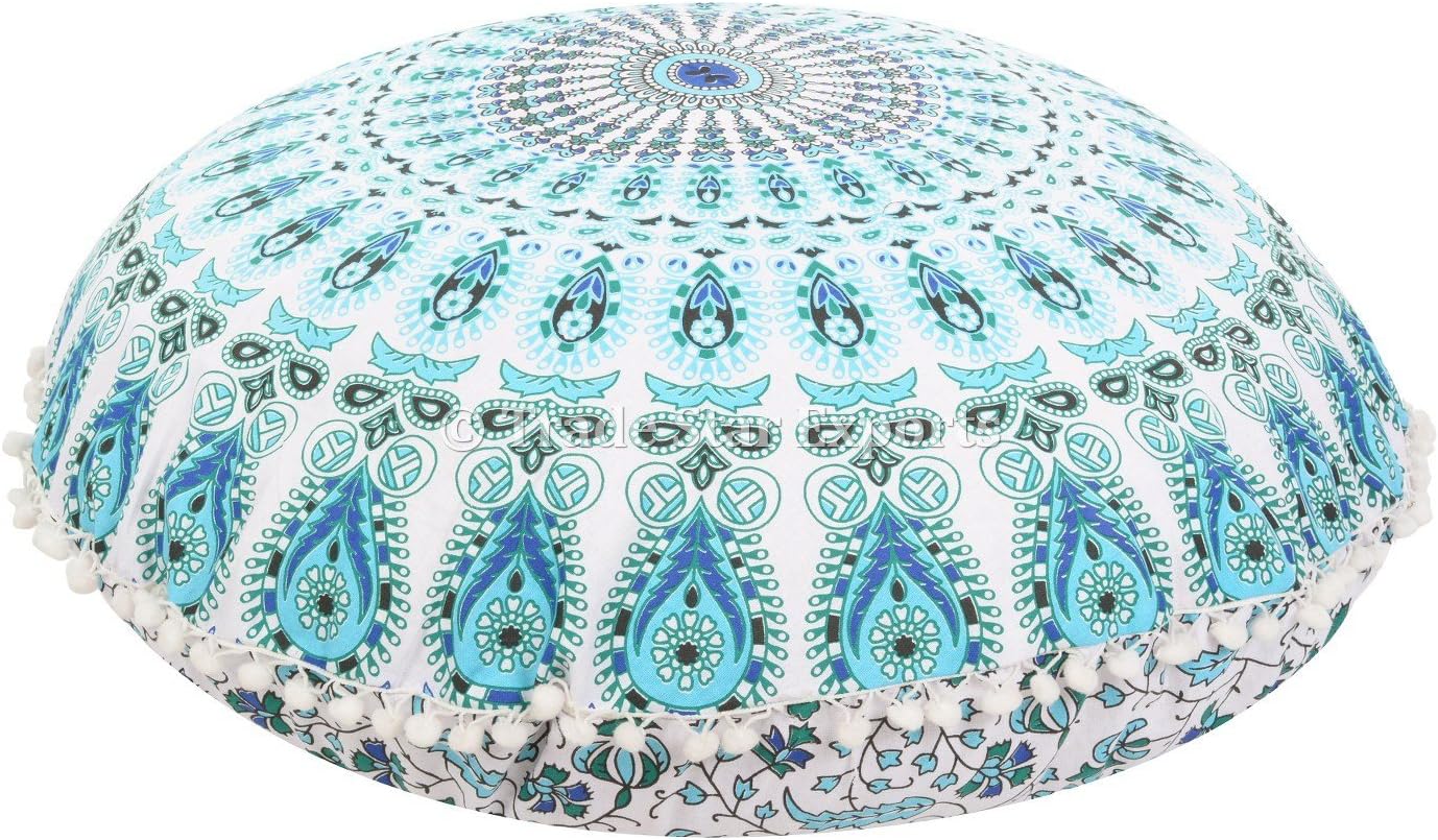 round mandala cushion