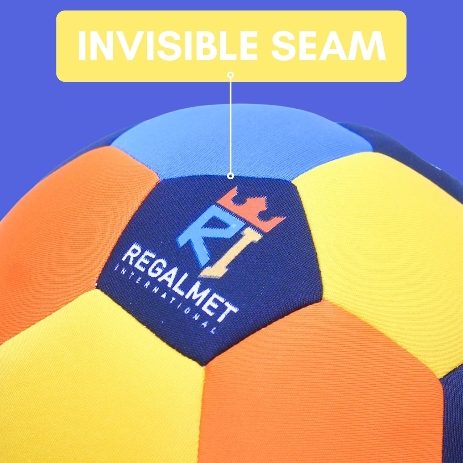 Regalmet Indoor Soccer Ball for Kids Ages 4–12 | Wall Safe Soft Foam Ball | Silent Soccer Ball for Training & Play | Size 4 Kickball for Boys & Girls | Great Soccer Gift Idea - Image 6