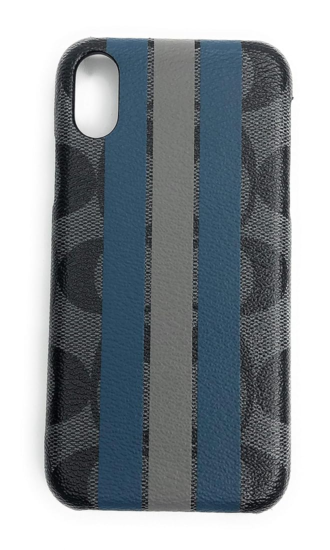 Coach iPhone X/XS Case Cover Phone in Signature Canvas with