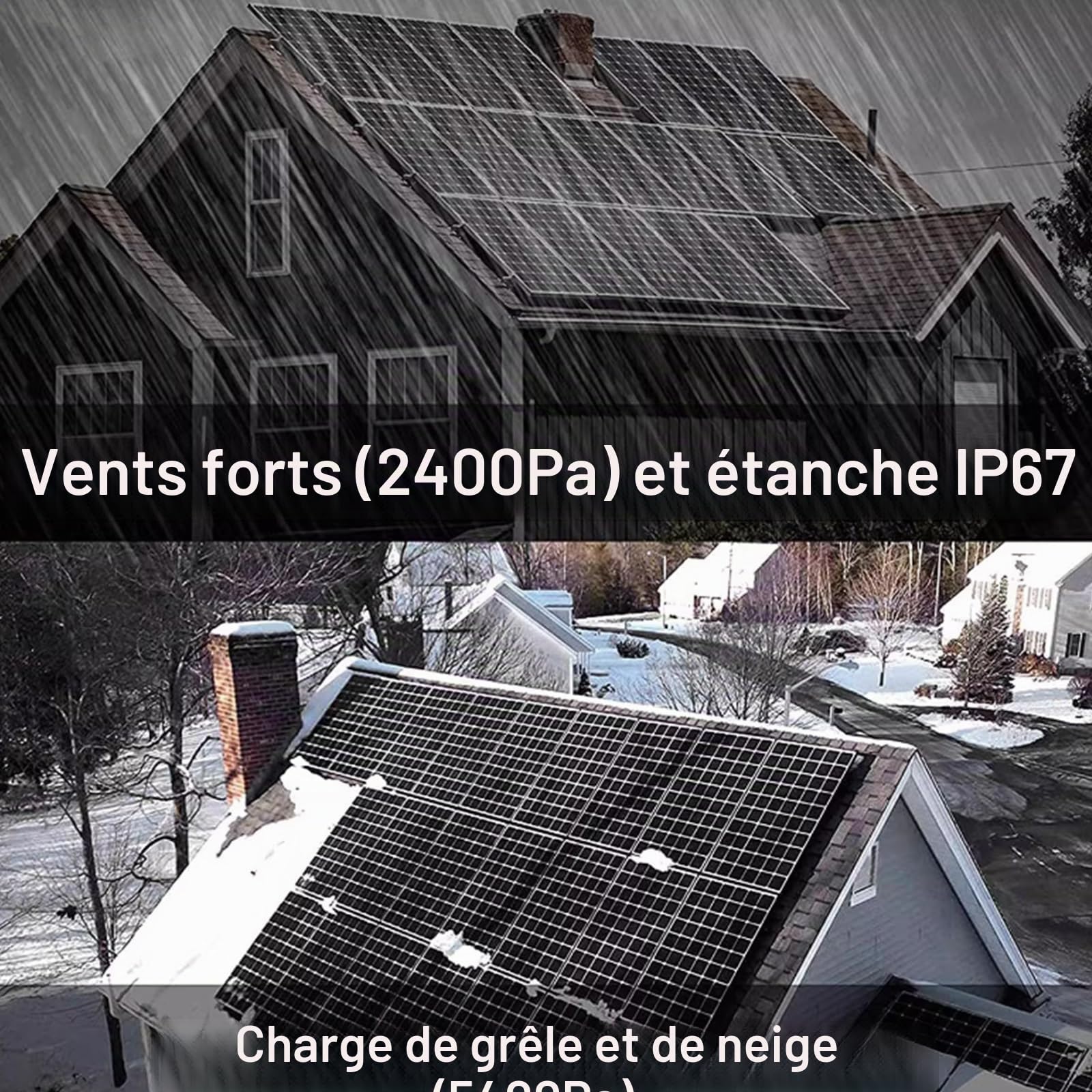 Kit Panneau Solaire Souple 200W 400W 800W Monocristallin Panneaux Solaires avec 40A Charge Contrôleur pour Batterie, Camping Car, Camper, Van, Bateaux, Caravane(200W)