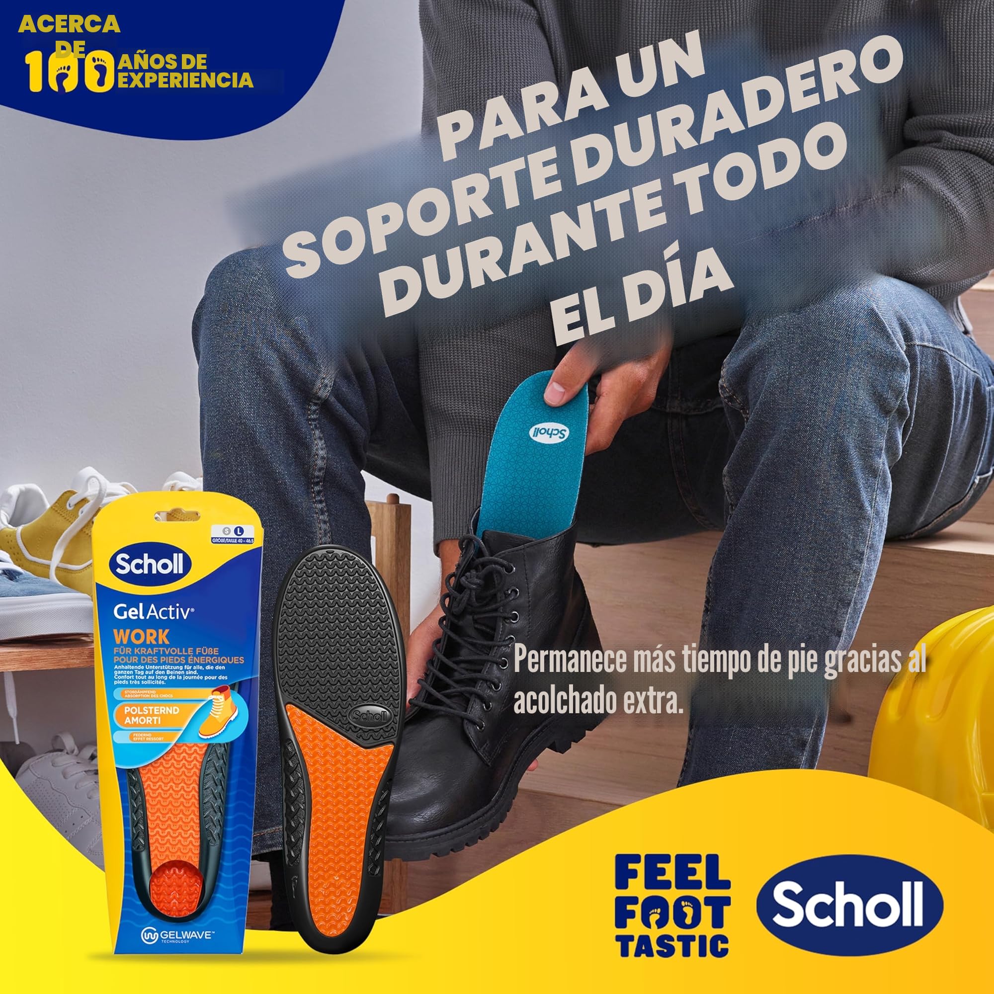 Scholl Plantillas GelActiv Work