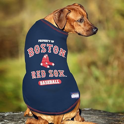 Miniatura 107 de Pets First - Camiseta de la MLB para perros y gatos - Boston Red Sox, talla M