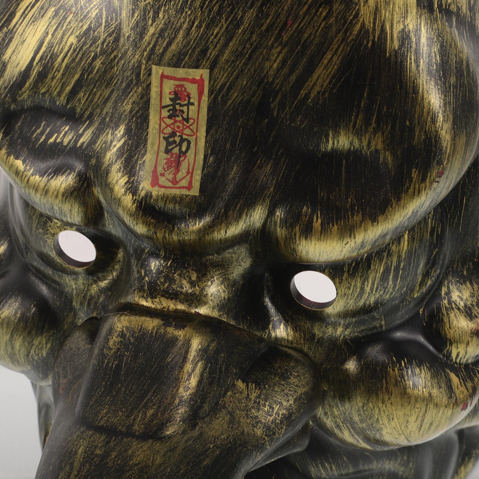 GALPADA Maschera Giapponese Tengu Autentica da Samurai per Uomo Maschera Demoniaca Tradizionale Leggera per Carnevale Cosplay Decorazione Teatrale Spaventosa