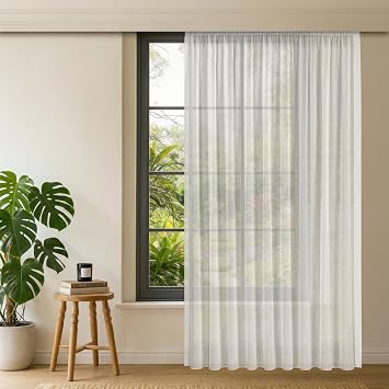 Gauze Fabric Design L ks  peksi Dokulu Bambu K r maz  t  Gerektirmez Ekru 100x200 Normal Pile 1 x 2.5 Y KSEK KAL TEL  T L PERDE