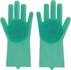 Luva Esponja de Silicone para Lavar Louça, FLP5944, Flash Limp