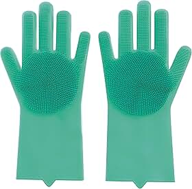 Luva Esponja de Silicone para Lavar Louça, FLP5944, Flash Limp
