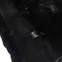 Vista 7 de ZLYC Mujer Invierno Chal de Piel Sintética, Estola, Bufanda Cálida, Capa de Encaje