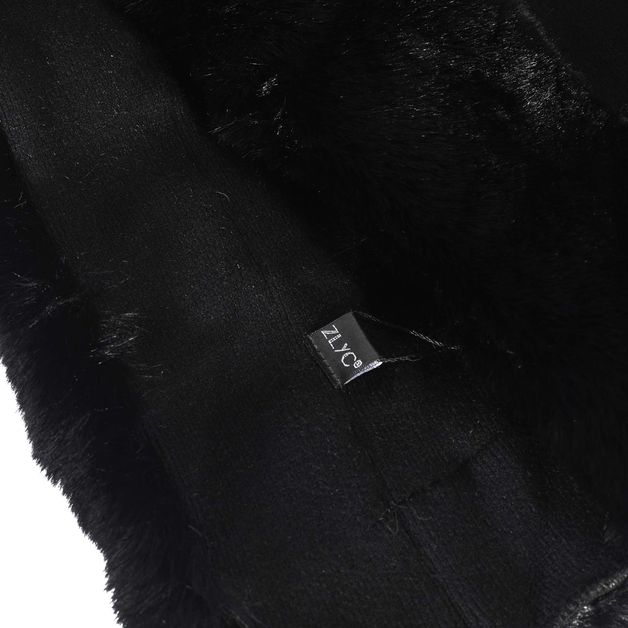 ZLYC Damen Warmer Winterschal aus Kunstfell Luxuriöser Vintage-Stil