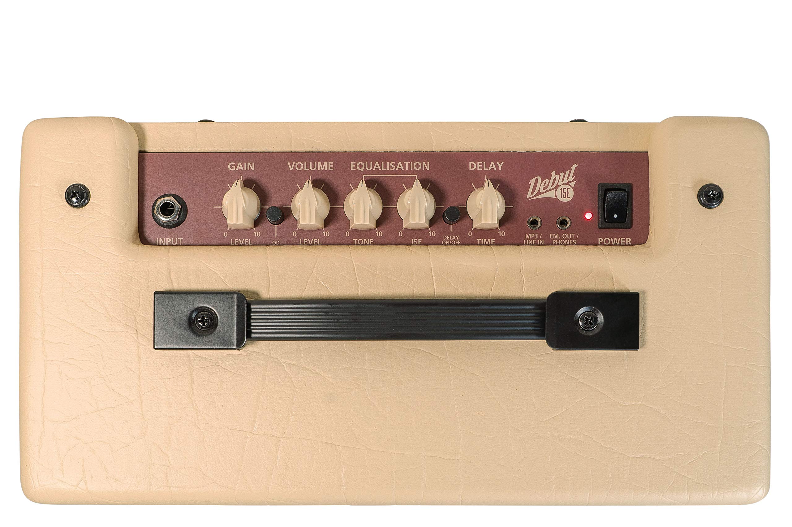 Blackstar Debut 15E Amplificatore Combo per Chitarra Elettrica da Pratica per Principianti con Effetto Delay 15 Watt Ingresso Cuffie/Linea In Riproduzione MP3