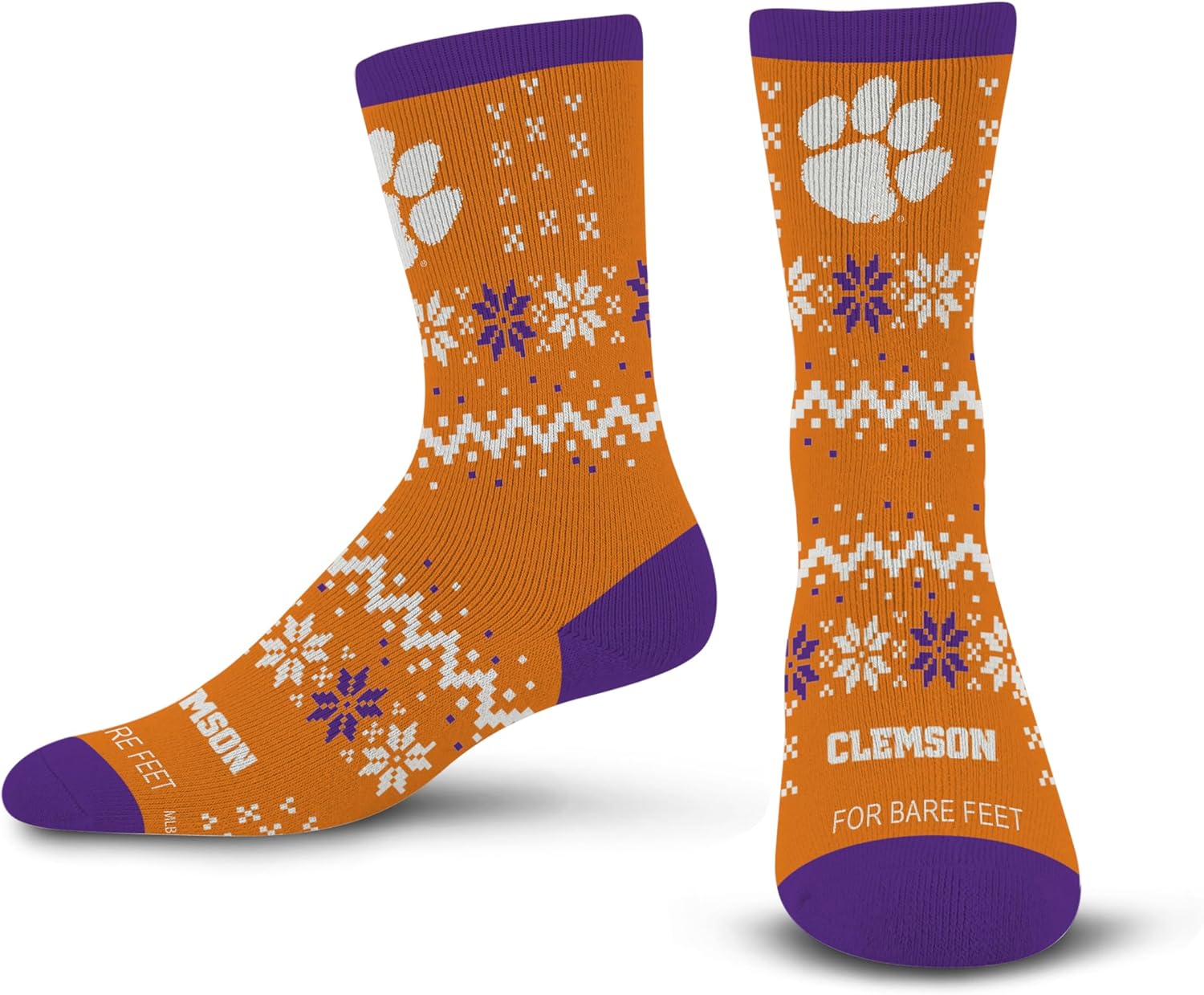 For Bare Feet NCAA Unisex Kids Team Sweater Crew Sock Ncaa Youth