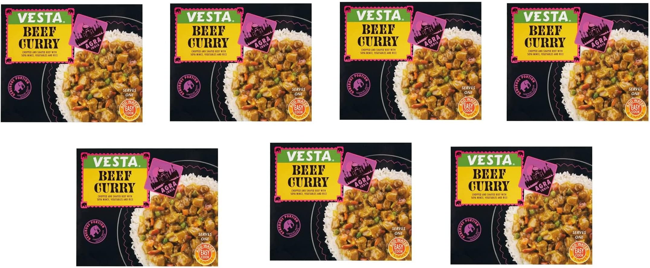 Vesta Beef Curry 215gm x7