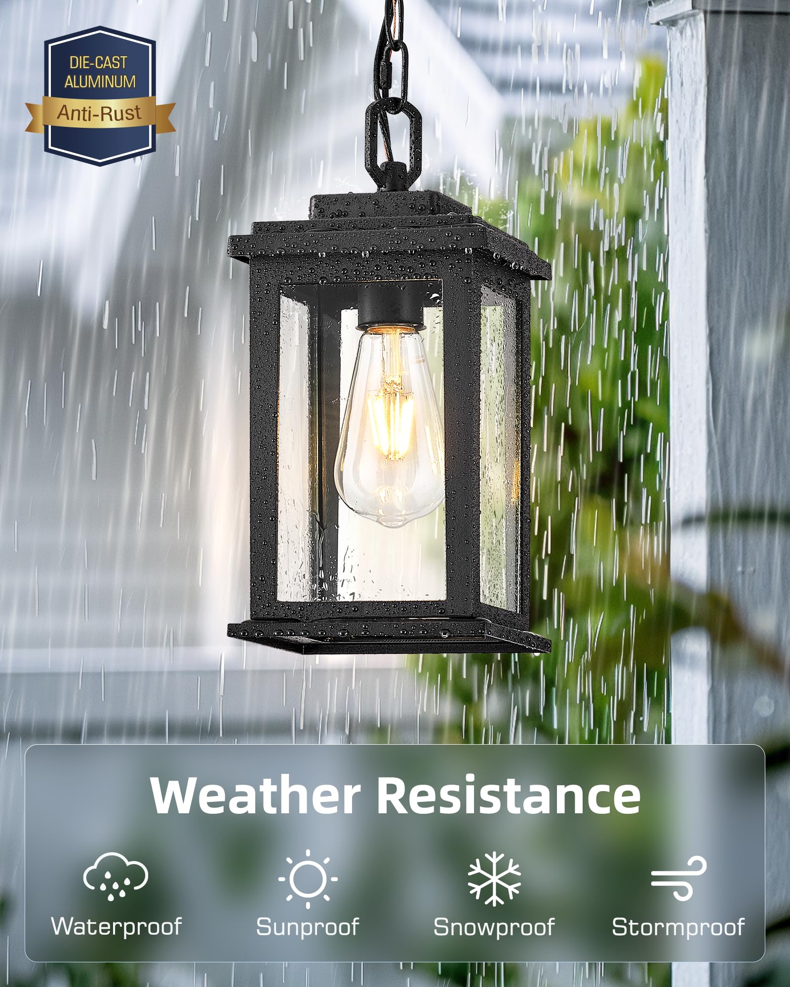 Snapklik.com : VIANIS Outdoor Pendant Lights, Outdoor Hanging Lights