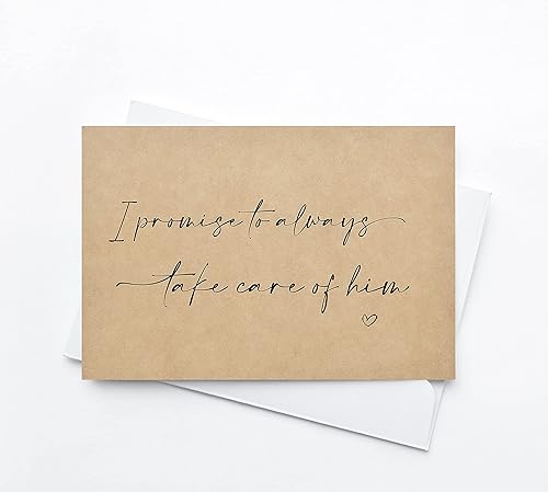 Miniatura 2 de I Will Always Take Care of Him Wedding Day Card To Parents in Law, Mother of the Groom Gift