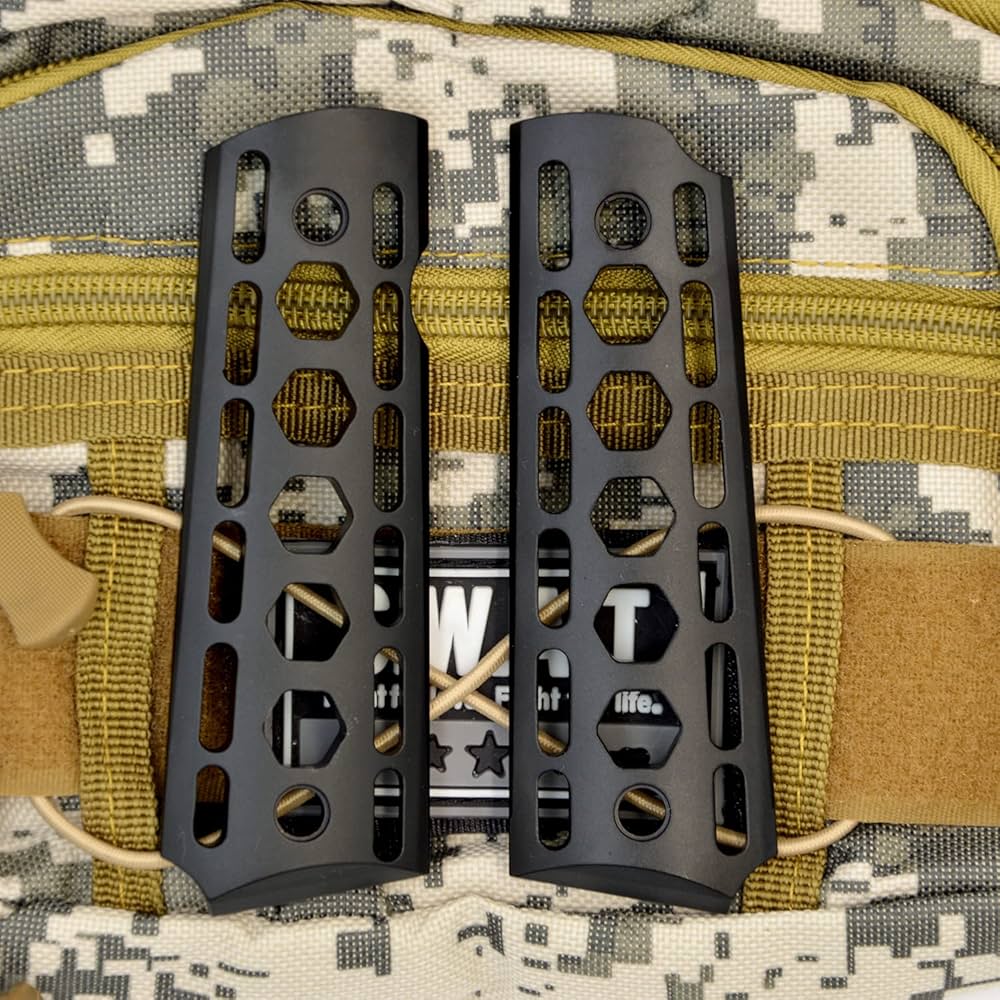 【ALUMA GRIPS】 1911コンパクト用アルミグリップ ALUMA GRIPS】 1911コンパクト用アルミグリップ AlumaGrips for