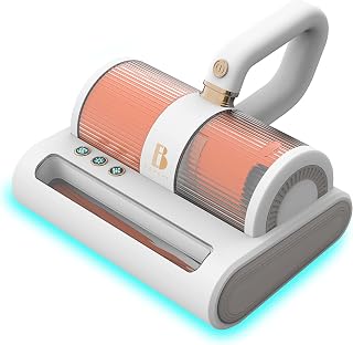 Boreas Handheld Allergen Vacuum Cleaner with Dual Motors Ultrasonic UV Bed Vacuum for Allergies and Pet, eliminates Allergens/Mite,14kpa | Strong Beating | True HEPA removes Hair,Crumbs,Dust, VC0011