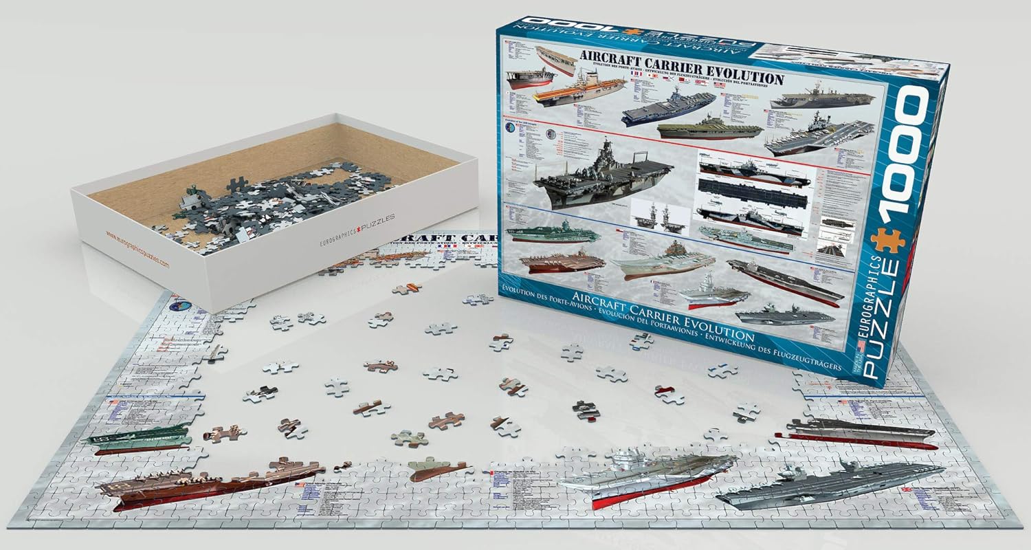 EuroGraphics Aircraft Carrier Evolution Puzzle (1000-Piece)