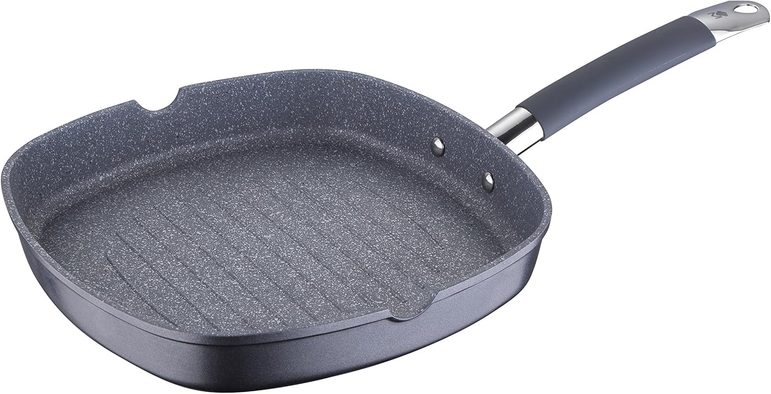 Masterpro Non Stick Frying Pan Teflon & Marble Coated Frying Pan Grill