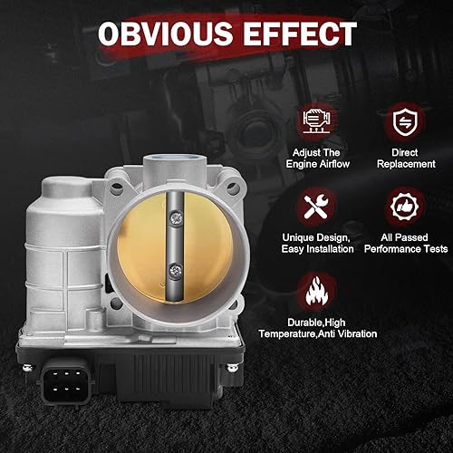 Miniatura 2 de ASTOU Cuerpo del acelerador compatible con Nissan X-Trail 4door 2.5L XE 2005-2006 para Nissan para X-Trail 4door 2.5L SE 2005-2006 Reemplazo óptimo