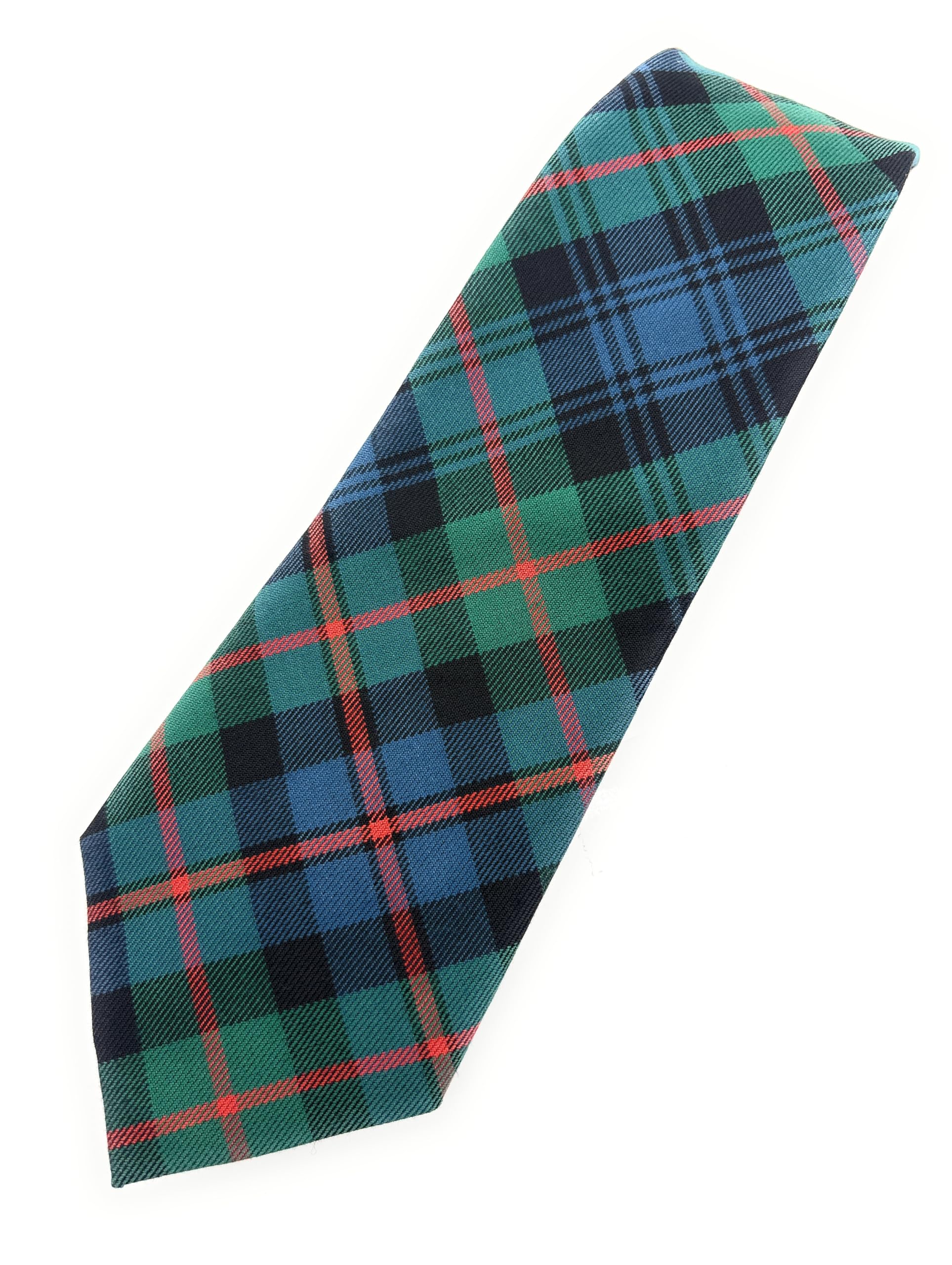 Scottish Tartan Necktie, Traditional Clan Pattern, Made in Scotland, Multiple Tartans Available (Murray of Atholl Ancient)