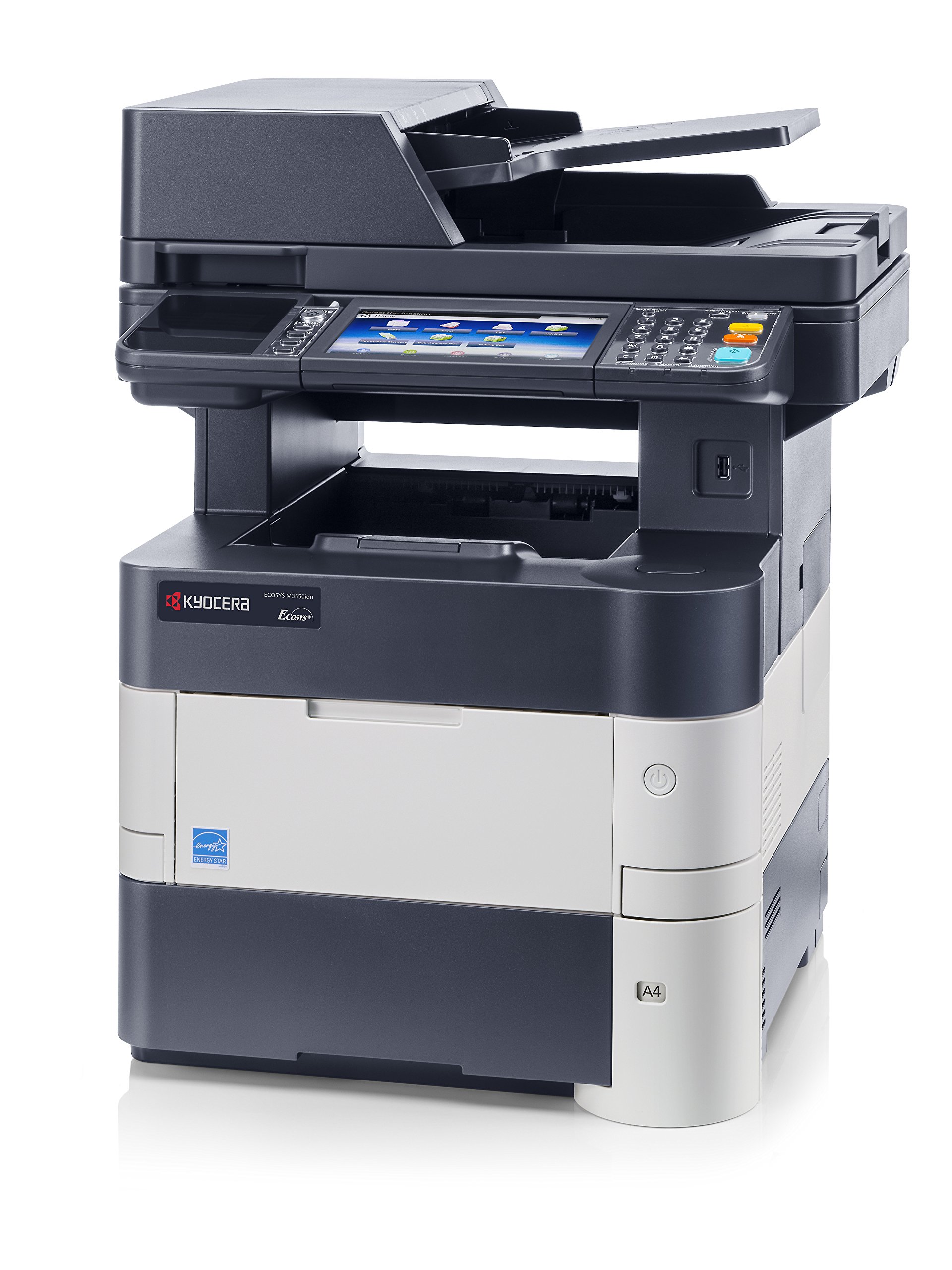 Kyocera Ecosys M3550idn Laser Multifunktionsgerät (Scanner, Kopierer, Drucker, USB 2.0) grau