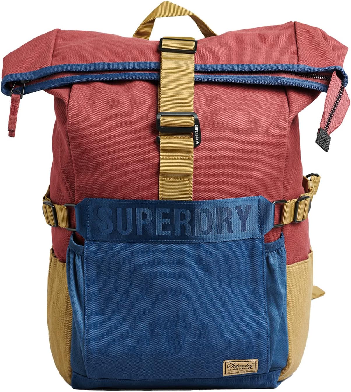 Superdry Womens Rolltop Backpack, Top Flap With Zipped