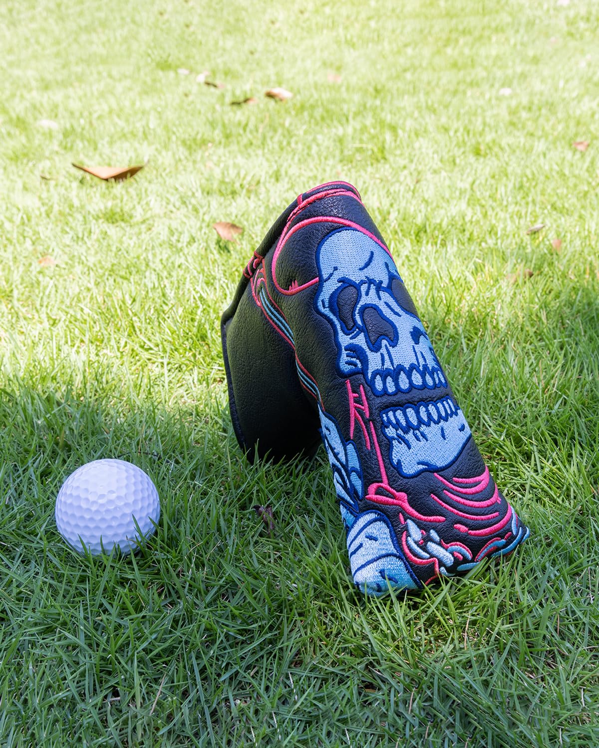Fundas para cabeza de palo de golf, 1 funda para cabeza de palo de golf para maderas, piel sintética con bordado avanzado para la mayoría de las marcas