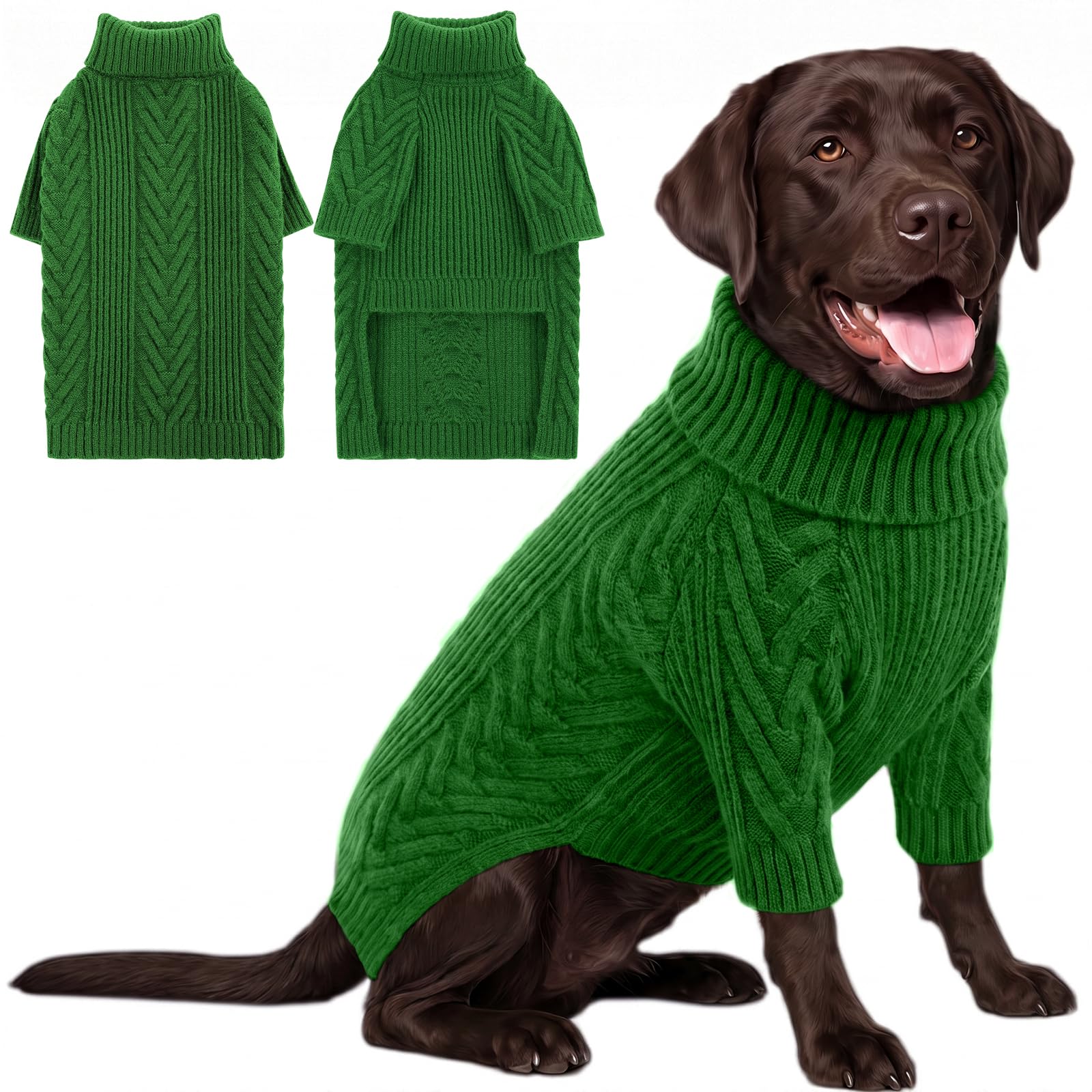 XXL Hundepullover für große Hunde, Mädchen, Jungen, langärmlig