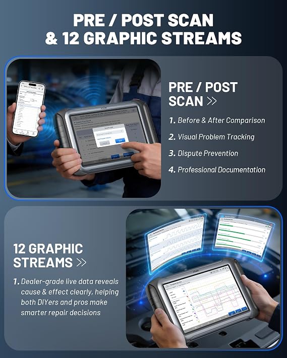 XTOOL IP919 PRO ECU Programming OBD2 Scanner, ECU Coding, Topology Mapping, 4000+ Bidirectional Controls, All System, 51+ Resets, AI-Assisted, Pre/Post Scan, PMI, ADAS, 3-Year Free Updates